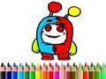 Igra Povratak u školu: OddBods bojanka  online
