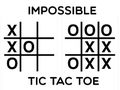 Igra Nemoguće tic tac toe  online