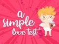 Igra Jednostavan ljubavni test  online