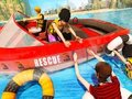 Igra Spasilački čamac na plaži  online