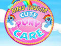 Igra Baby Taylor Slatka briga o poniju online