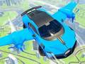 Igra Pravi sportski leteći automobil 3d  online