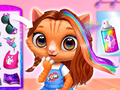 Igra Frizerski salon za životinje Kitty  online