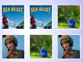Igra Memorijska kartica Sea Beast online