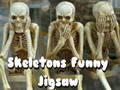 Igra Skeleti Funny Jigsaw  online