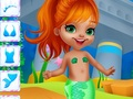 Igra Oblačenje papirnate lutke sirene  online