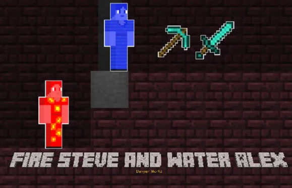 Igra Vatra Steve i voda Alex  online
