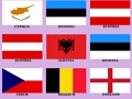Igra Trening pamćenja. Europske zastave  online