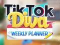 Igra TikTok Diva tjedni planer  online