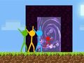 Igra Stickman Parkour Skyland online