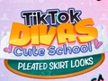 Igra TikTok Divas slatki izgled školske plisirane suknje  online