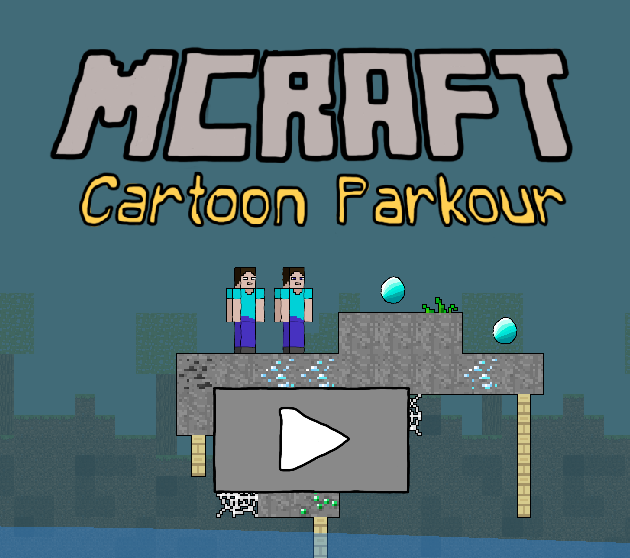 Igra Mcraft crtani parkour  online