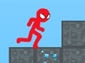 Igra Stickman blockworld parkour 2 online