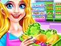 Igra Djevojka za čišćenje supermarketa  online