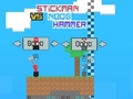 Igra Stickman protiv Noob Hammera  online