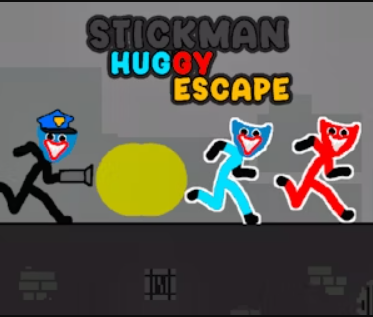 Igra Stickman Huggy bijeg online
