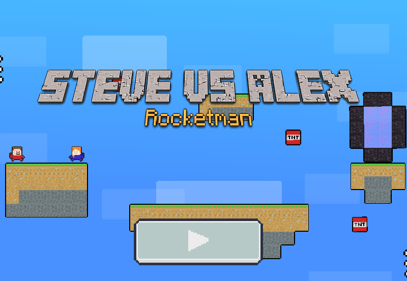 Igra Steve protiv Alexa Rocketmana  online