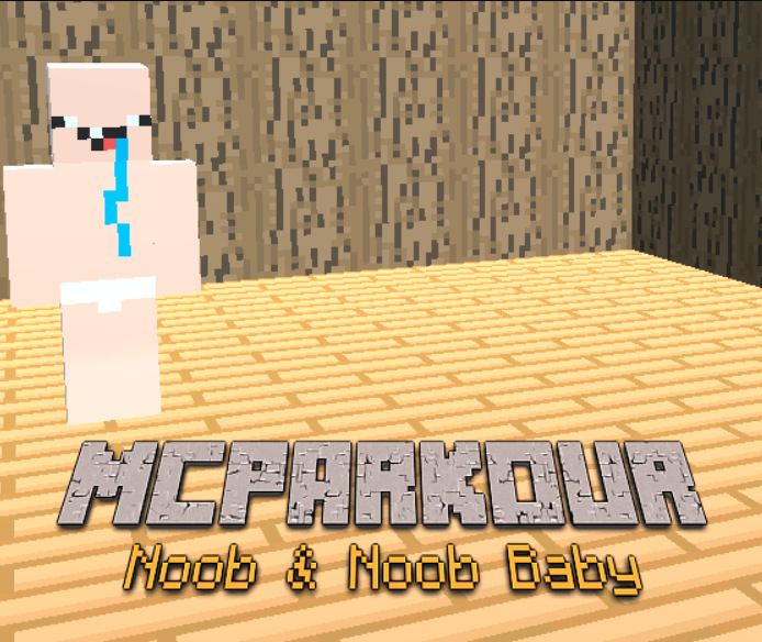 Igra MCParcour Noob & Noob Baby  online
