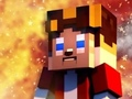 Igra Blocky vatreni svijet online