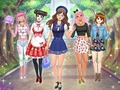 Igra Srednjoškolsko anime oblačenje  online