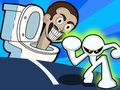Igra Stickman protiv Skibidi toaleta  online