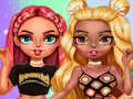 Igra Izazov oblačenja Rainbow Girls  online