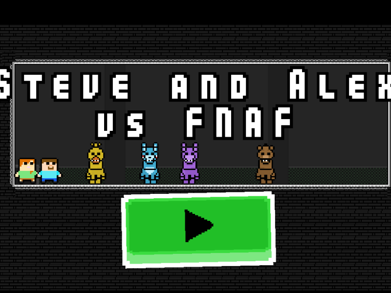 Igra Steve i Alex protiv Fnafa  online