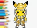 Igra Bojanka: Kabanica Pikachu  online