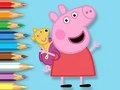 Igra Bojanka: Peppa s igračkom medvjedić  online