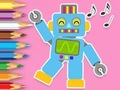 Igra Bojanka: Ples robota  online