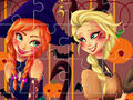 Igra Princeza Halloween Jigsaw  online