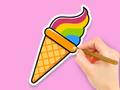 Igra Bojanka: Rainbow Ice Cream  online