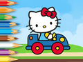 Igra Bojanka: Hello Kitty Driving Auto  online