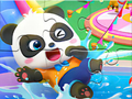 Igra Slagalica: vodeni park Baby Panda  online