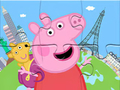 Igra Slagalica: Peppa putuje okolo  online