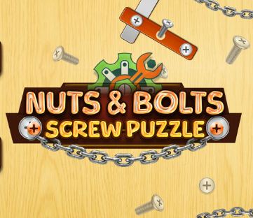 Igra Drveni vijci Matice Vijci Pin Puzzle  online