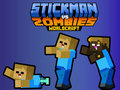 Igra Stickman vs zombies worldcraft online