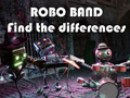 Igra Robot Band - Pronađite razlike  online