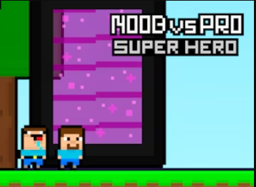 Igra Noob protiv Pro Super Heroja  online