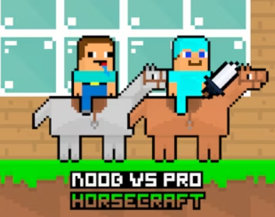 Igra Noob protiv Pro HorseCrafta  online