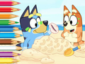 Igra Bojanka: Bluey On The Beach  online