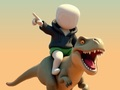 Igra Stickman. Arena dinosaura  online