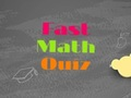 Igra Brzi matematički kviz  online