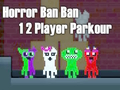 Igra Horror Ban Ban 1 Parkour za 2 igrača  online