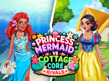 Igra Princess Cottage Core protiv Mermaid Core rivala  online