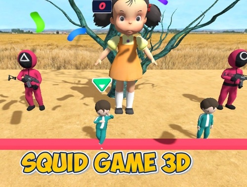 Igra Igra lignje 3D  online