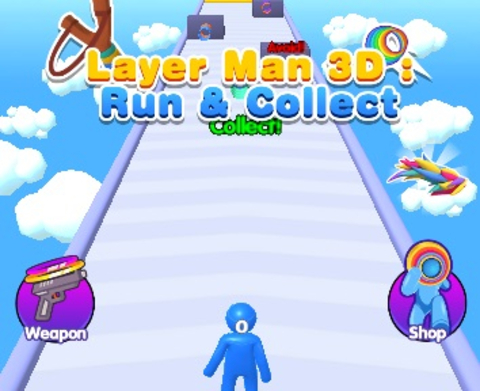 Igra Slojev čovjek 3D Run Collect online