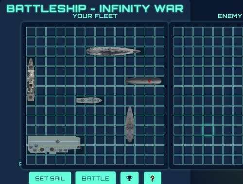 Igra Rat Infinity rat bojnog broda online