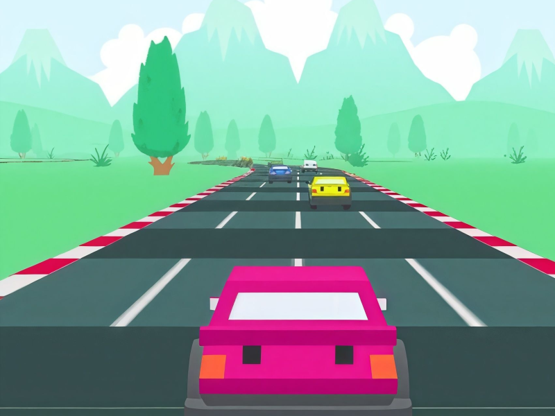 Igra Trkaći auto  online