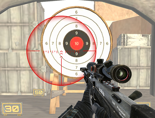 Igra 3D FPS pucanje u metu  online